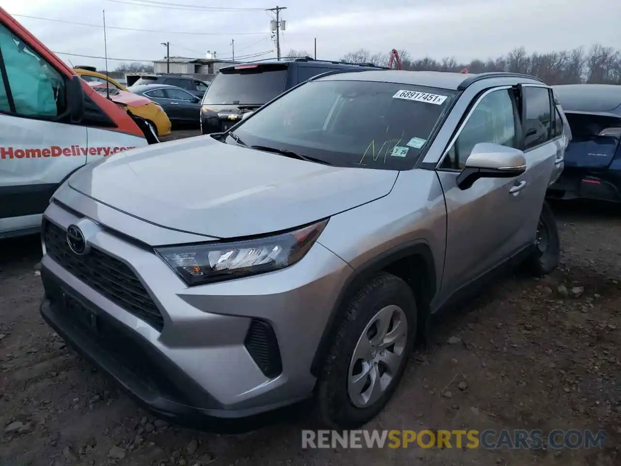 2 Photograph of a damaged car 2T3G1RFV4LW124923 TOYOTA RAV4 2020