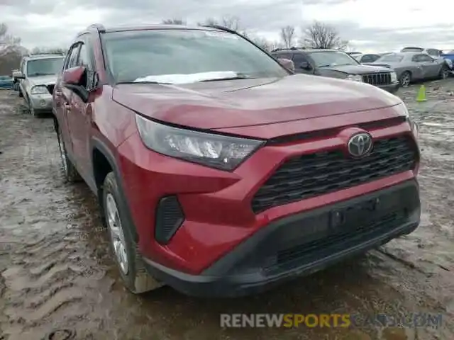 1 Photograph of a damaged car 2T3G1RFV4LW133895 TOYOTA RAV4 2020