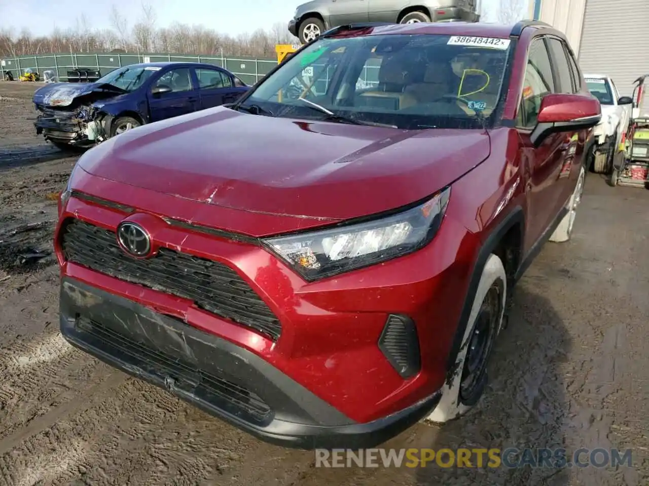 2 Фотография поврежденного автомобиля 2T3G1RFV4LW139843 TOYOTA RAV4 2020