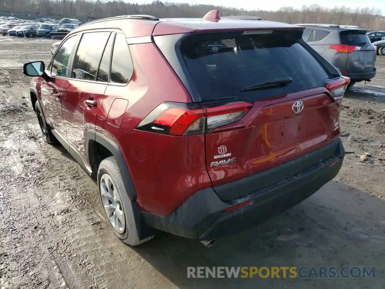 3 Photograph of a damaged car 2T3G1RFV4LW139843 TOYOTA RAV4 2020