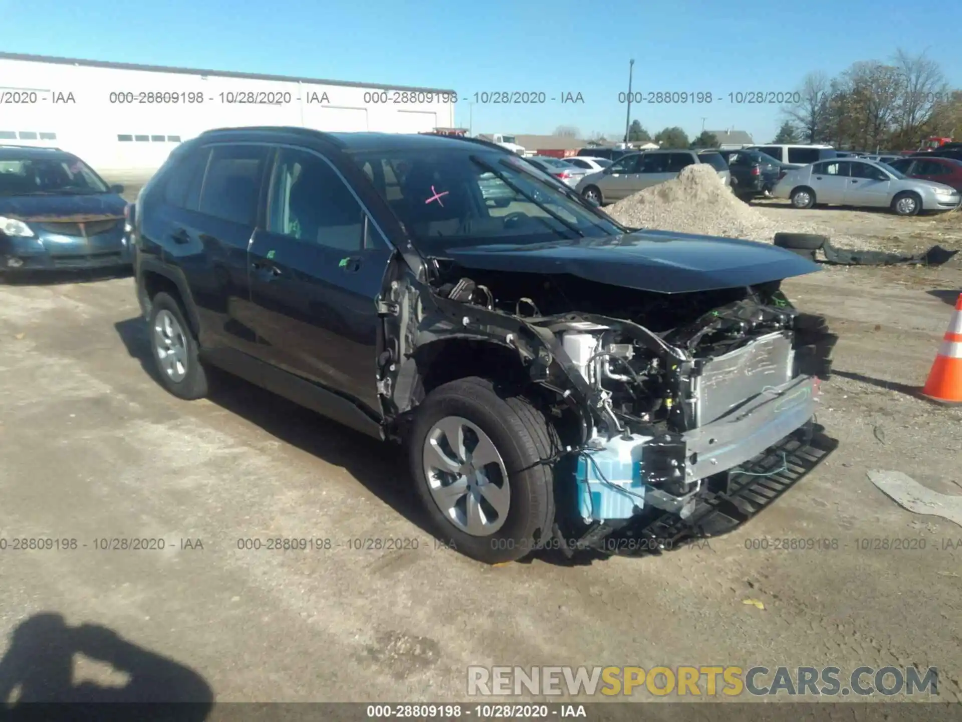 1 Photograph of a damaged car 2T3G1RFV5LC104150 TOYOTA RAV4 2020