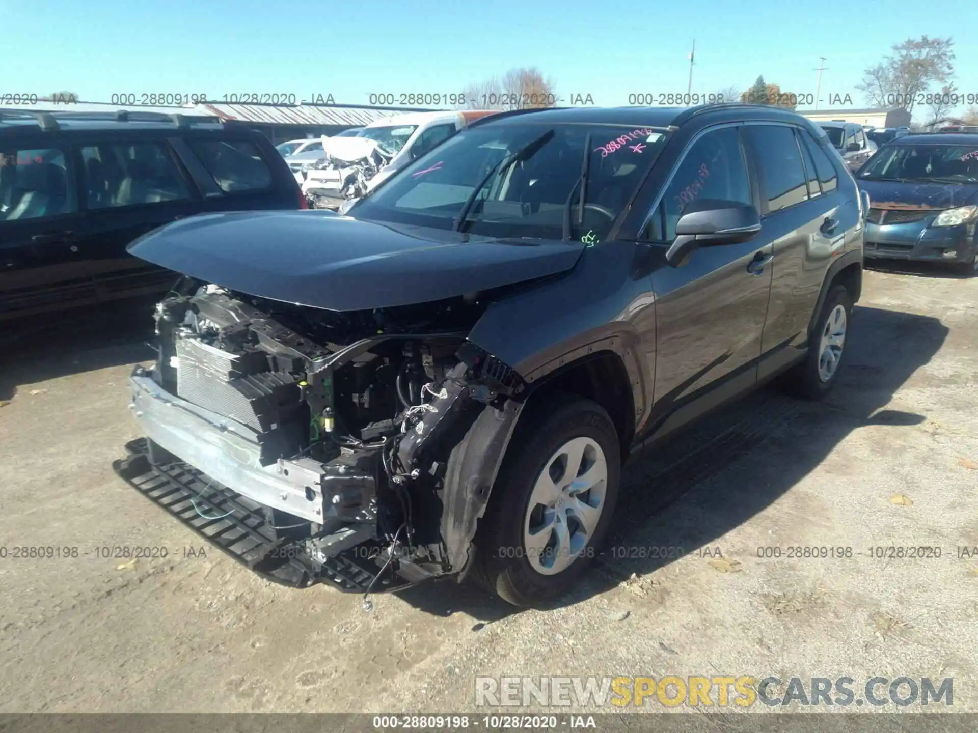 2 Photograph of a damaged car 2T3G1RFV5LC104150 TOYOTA RAV4 2020