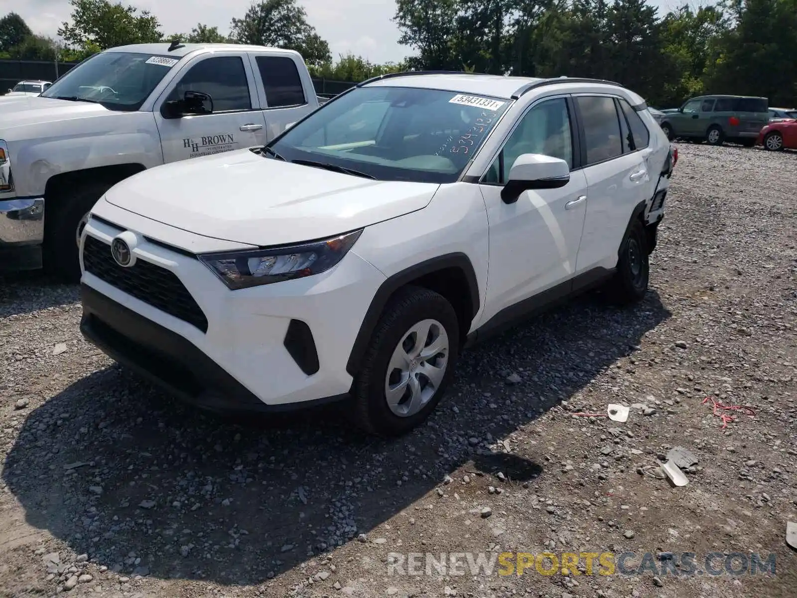 2 Photograph of a damaged car 2T3G1RFV5LC105816 TOYOTA RAV4 2020