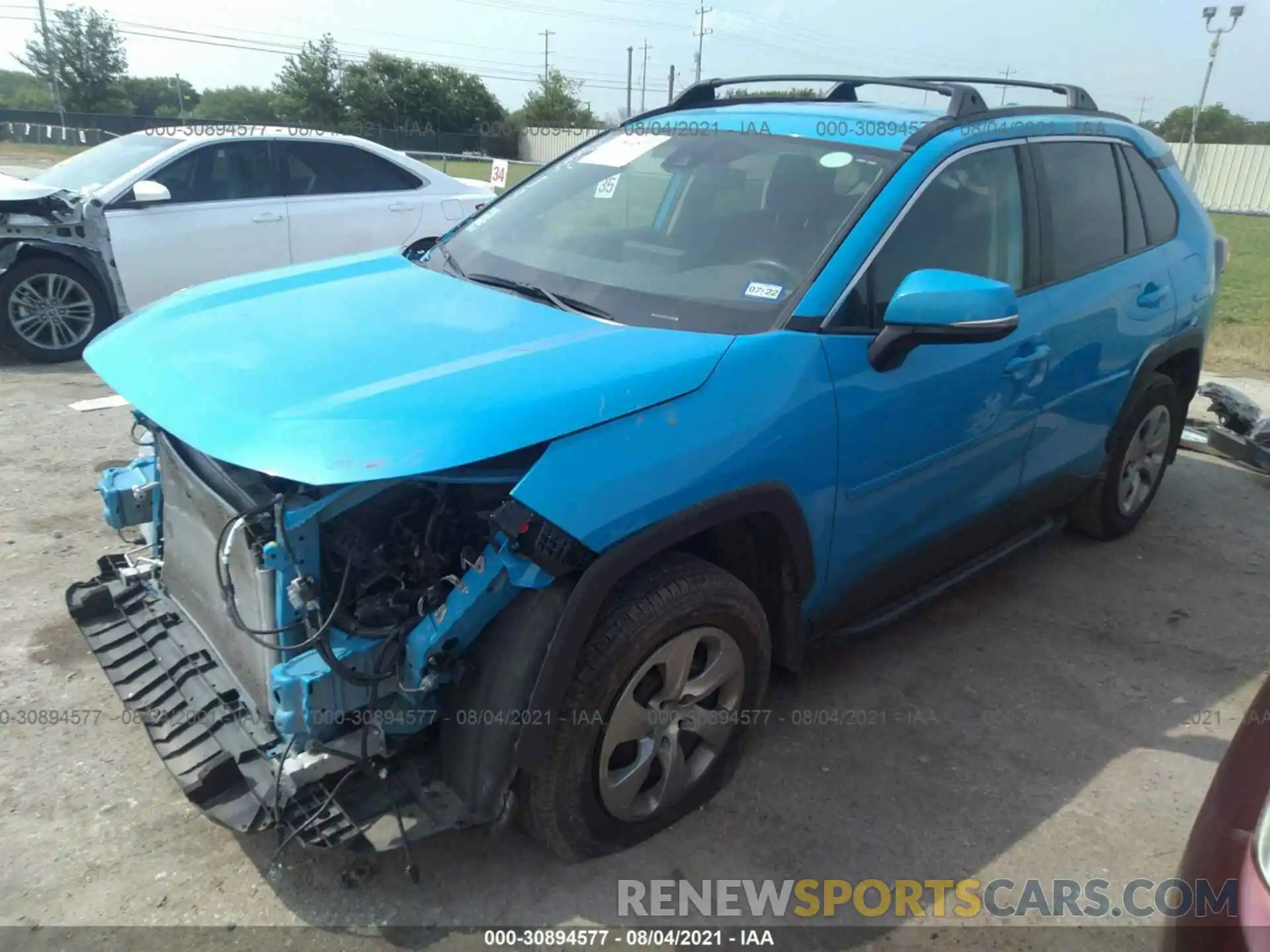 2 Photograph of a damaged car 2T3G1RFV5LC114385 TOYOTA RAV4 2020