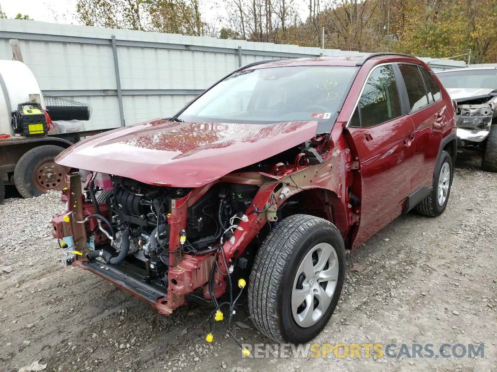 2 Photograph of a damaged car 2T3G1RFV5LW088191 TOYOTA RAV4 2020