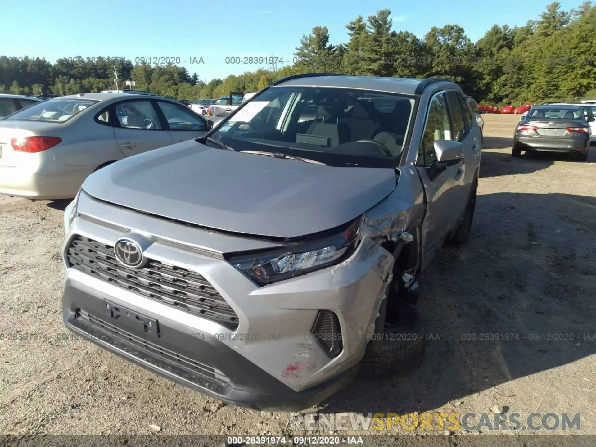 2 Photograph of a damaged car 2T3G1RFV5LW108486 TOYOTA RAV4 2020