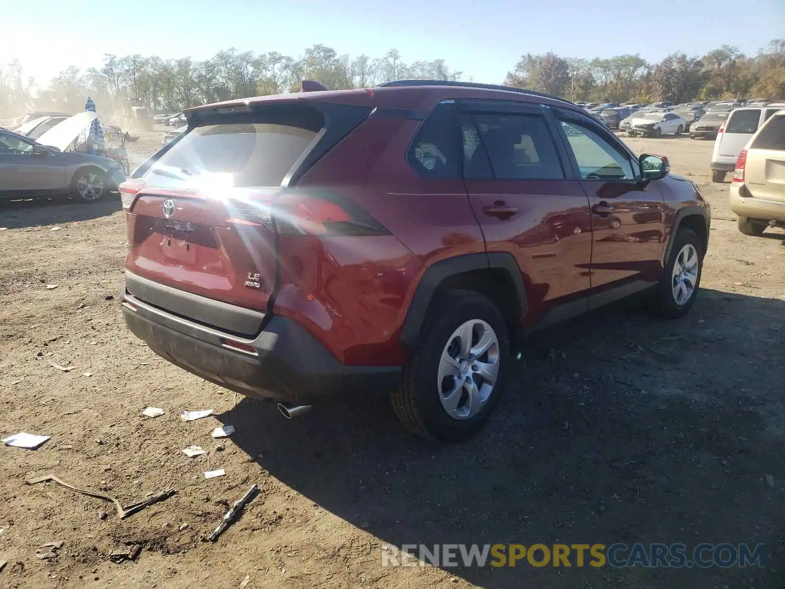 4 Photograph of a damaged car 2T3G1RFV5LW137390 TOYOTA RAV4 2020