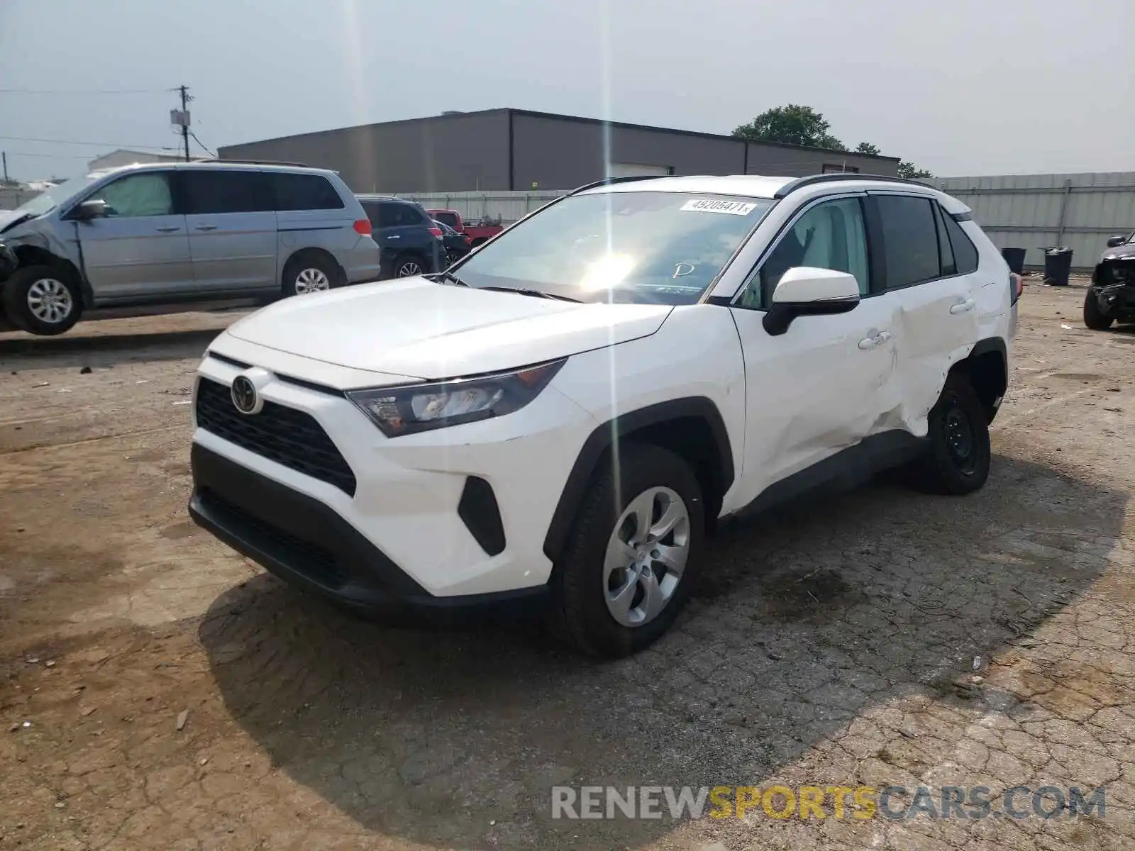 2 Photograph of a damaged car 2T3G1RFV6LC112726 TOYOTA RAV4 2020