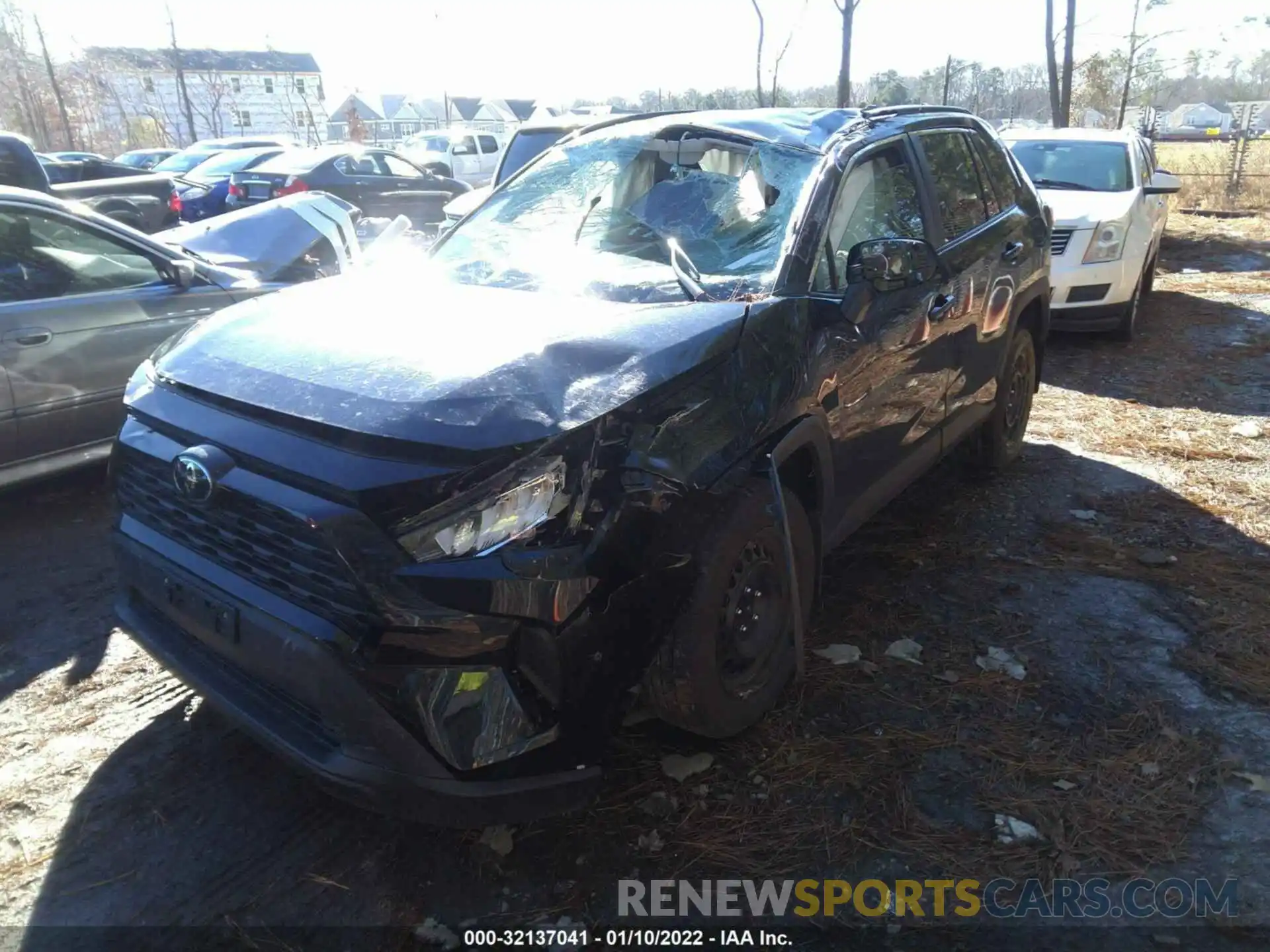 2 Photograph of a damaged car 2T3G1RFV6LC127887 TOYOTA RAV4 2020