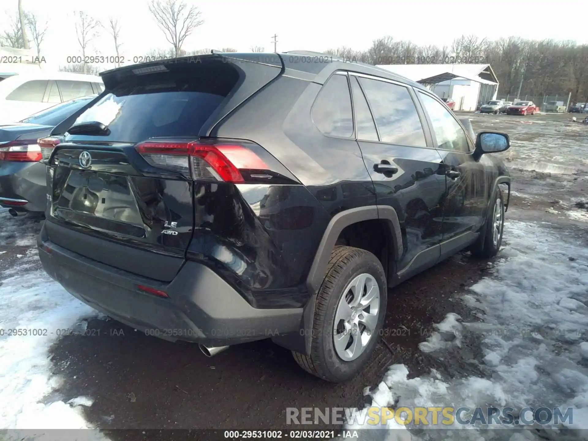 4 Photograph of a damaged car 2T3G1RFV6LC130403 TOYOTA RAV4 2020