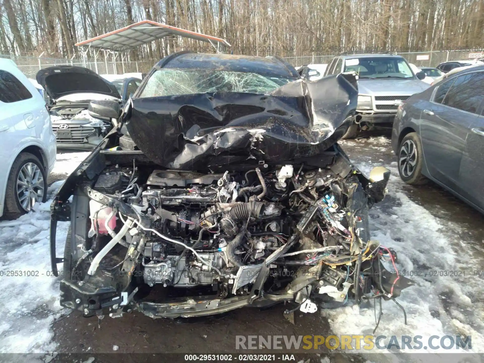 6 Photograph of a damaged car 2T3G1RFV6LC130403 TOYOTA RAV4 2020