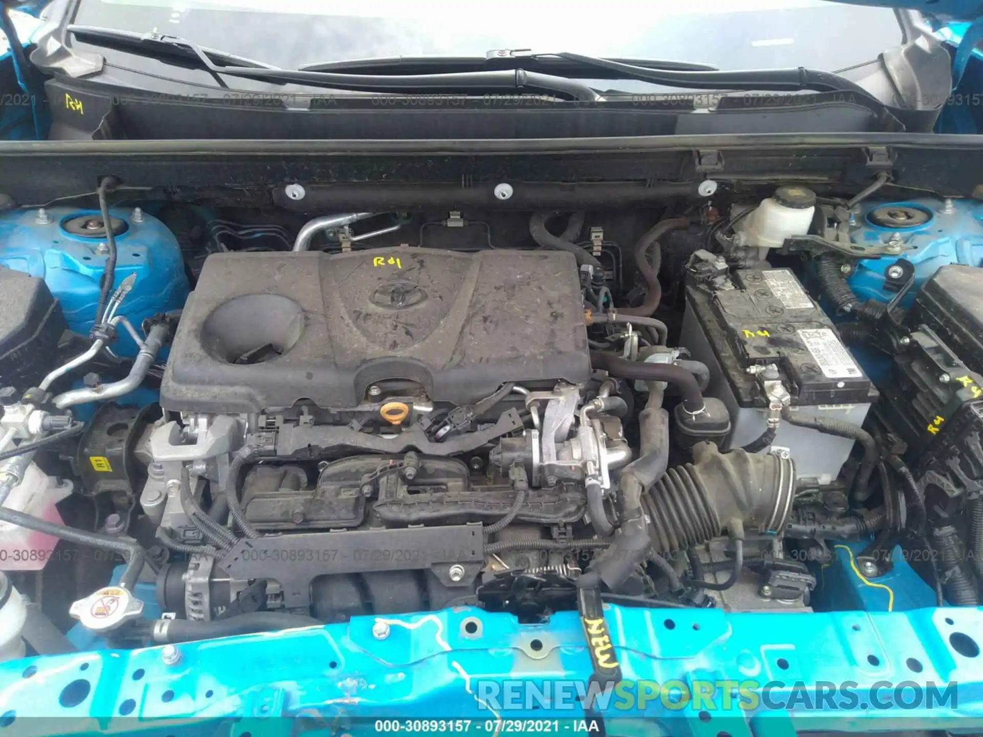 10 Фотография поврежденного автомобиля 2T3G1RFV6LW085395 TOYOTA RAV4 2020