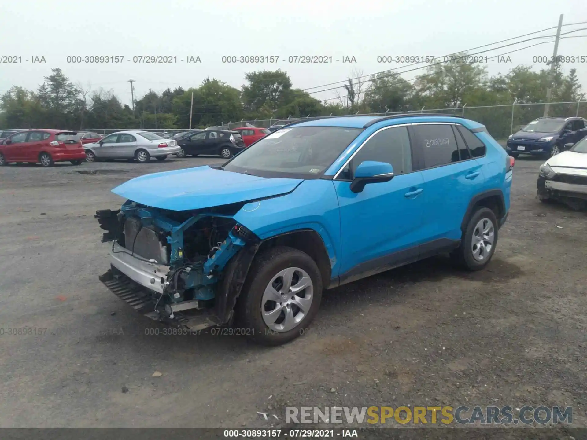 2 Photograph of a damaged car 2T3G1RFV6LW085395 TOYOTA RAV4 2020