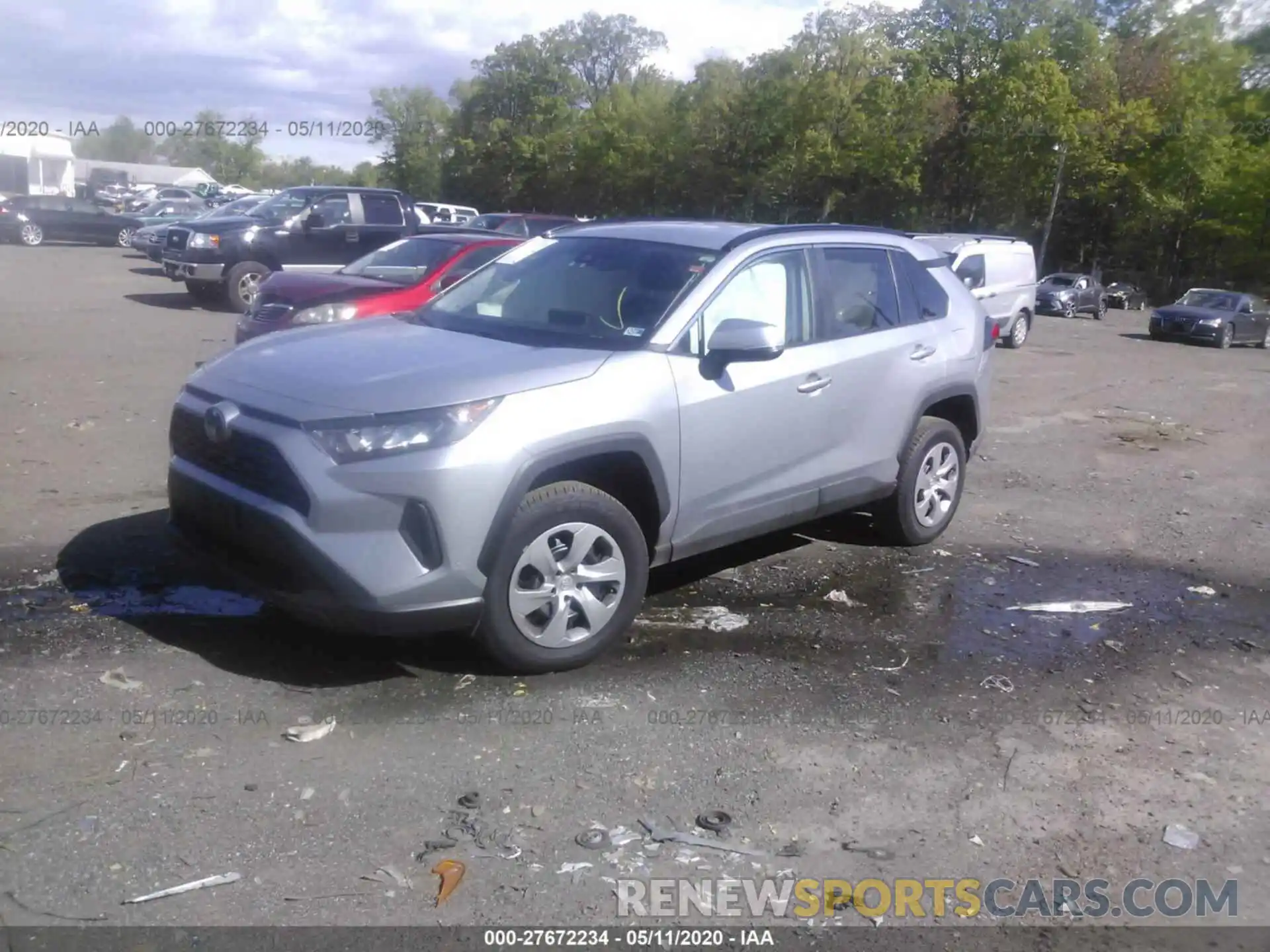 2 Фотография поврежденного автомобиля 2T3G1RFV6LW090967 TOYOTA RAV4 2020