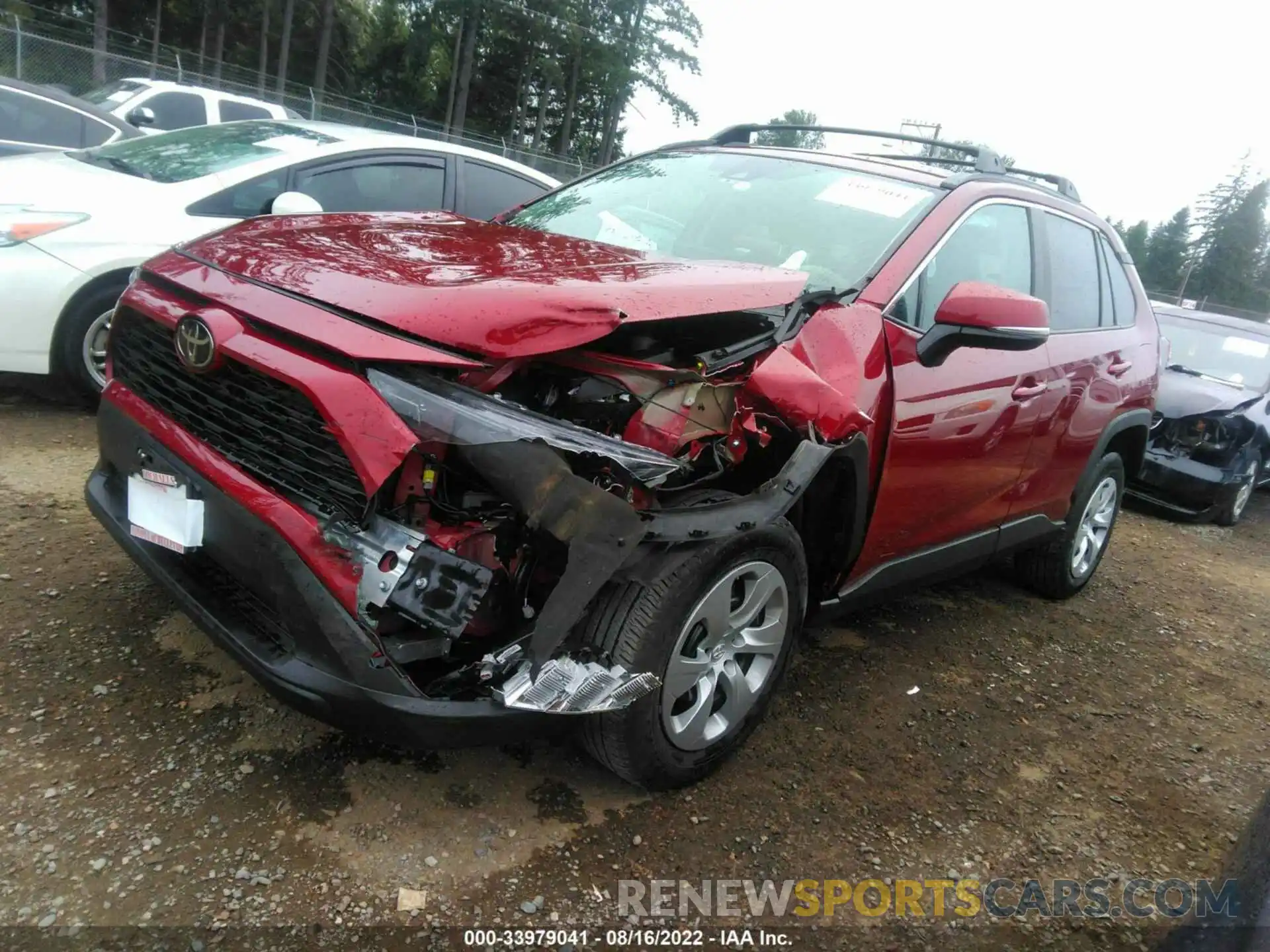 2 Photograph of a damaged car 2T3G1RFV6LW097093 TOYOTA RAV4 2020