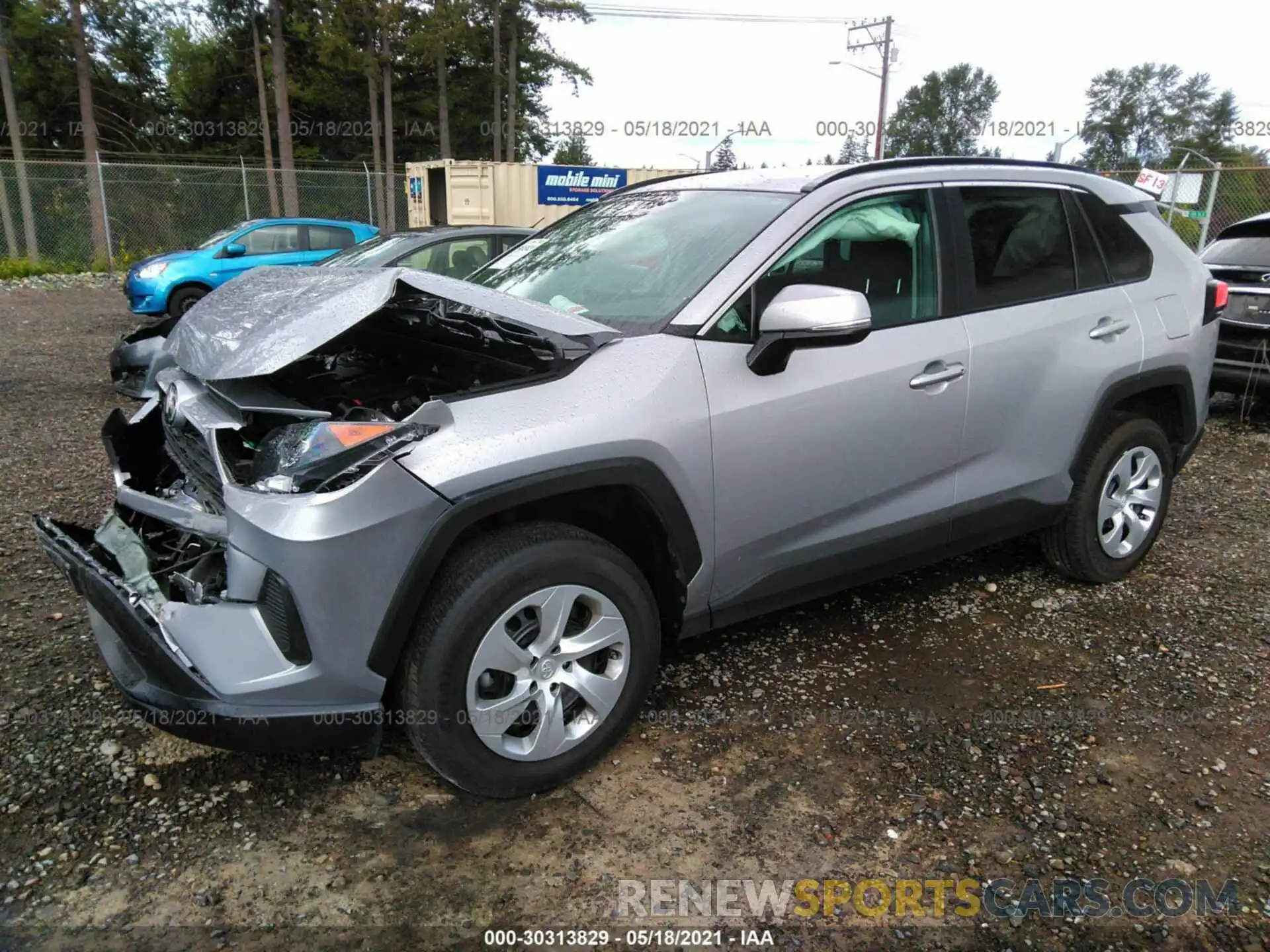 2 Photograph of a damaged car 2T3G1RFV6LW107007 TOYOTA RAV4 2020