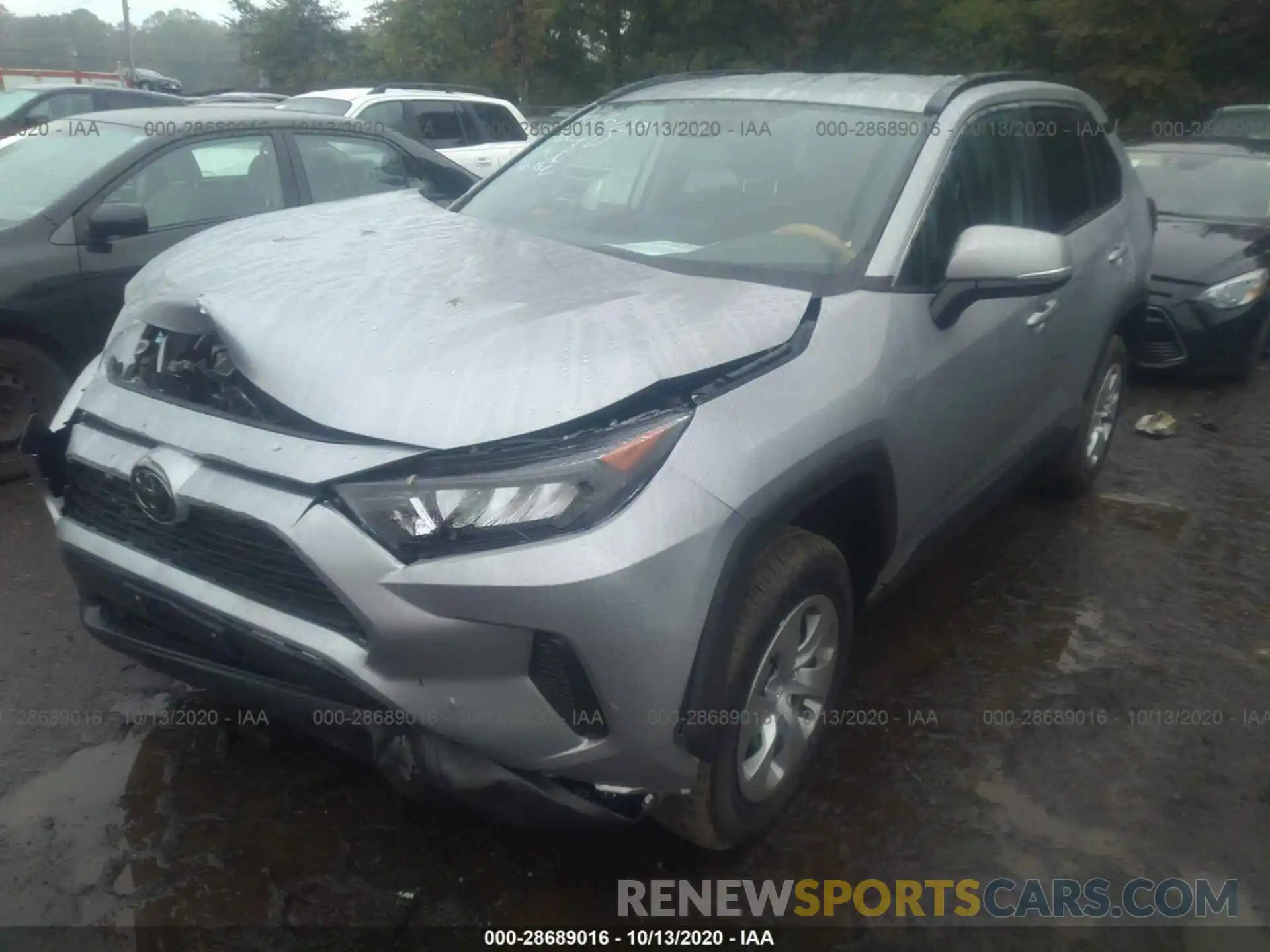 2 Photograph of a damaged car 2T3G1RFV6LW132506 TOYOTA RAV4 2020