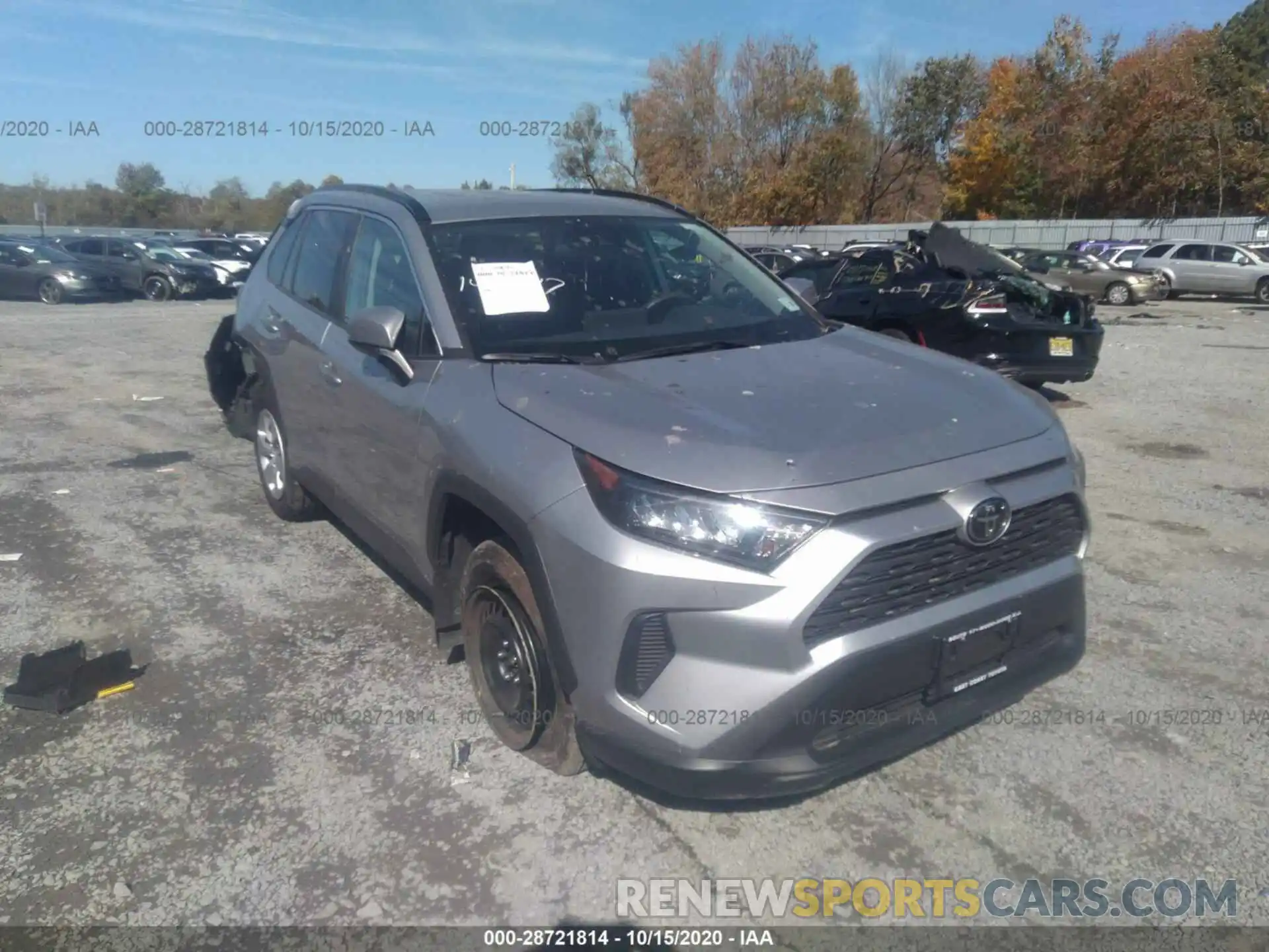 1 Photograph of a damaged car 2T3G1RFV7LC065819 TOYOTA RAV4 2020