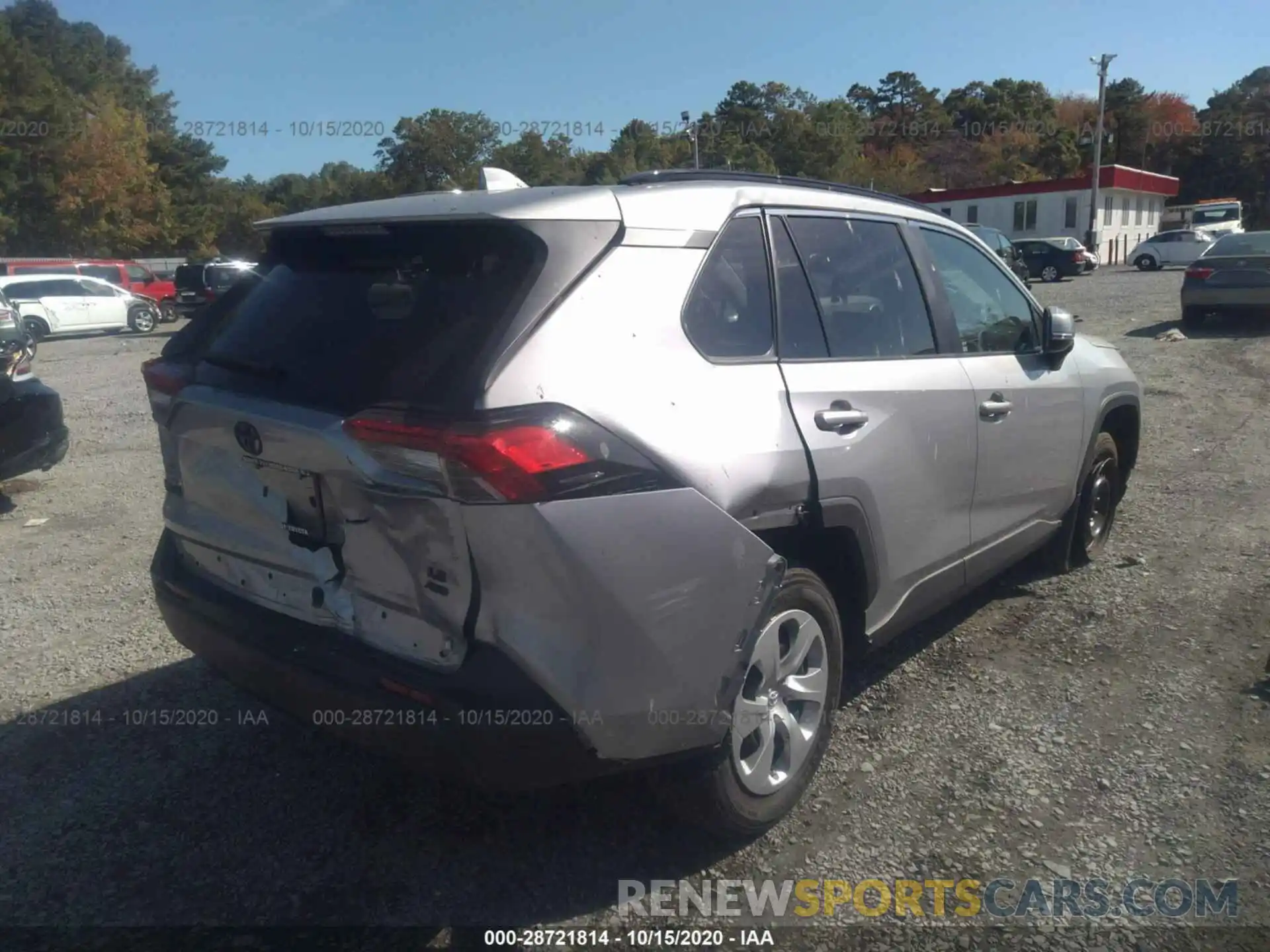 4 Photograph of a damaged car 2T3G1RFV7LC065819 TOYOTA RAV4 2020