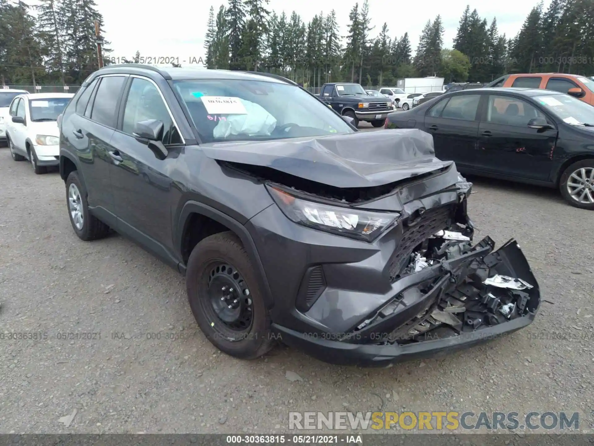 1 Photograph of a damaged car 2T3G1RFV7LC108278 TOYOTA RAV4 2020