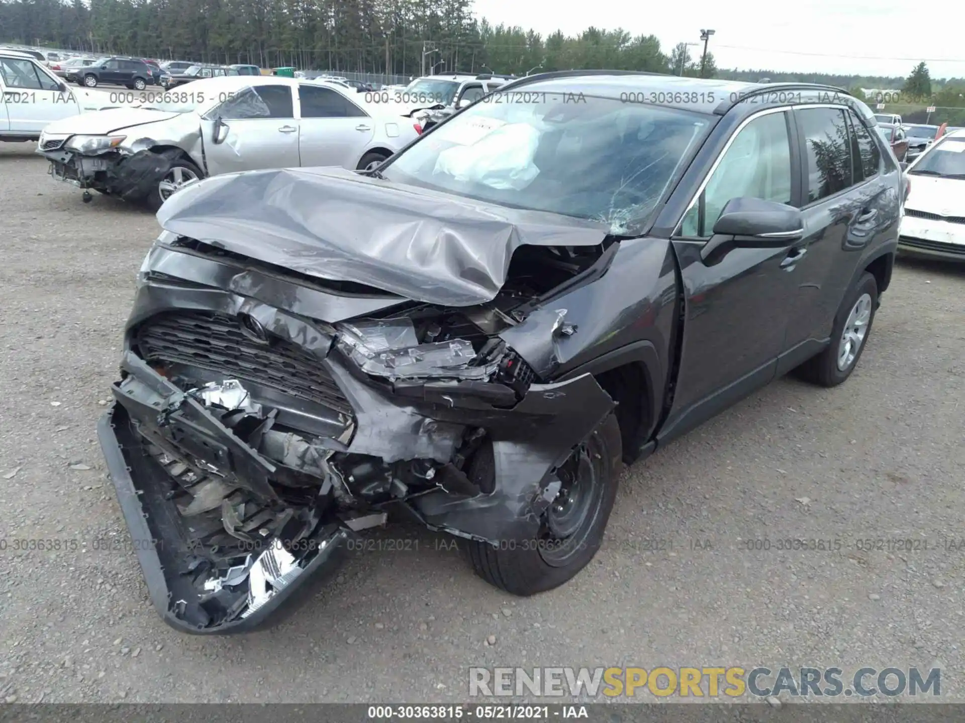 2 Photograph of a damaged car 2T3G1RFV7LC108278 TOYOTA RAV4 2020