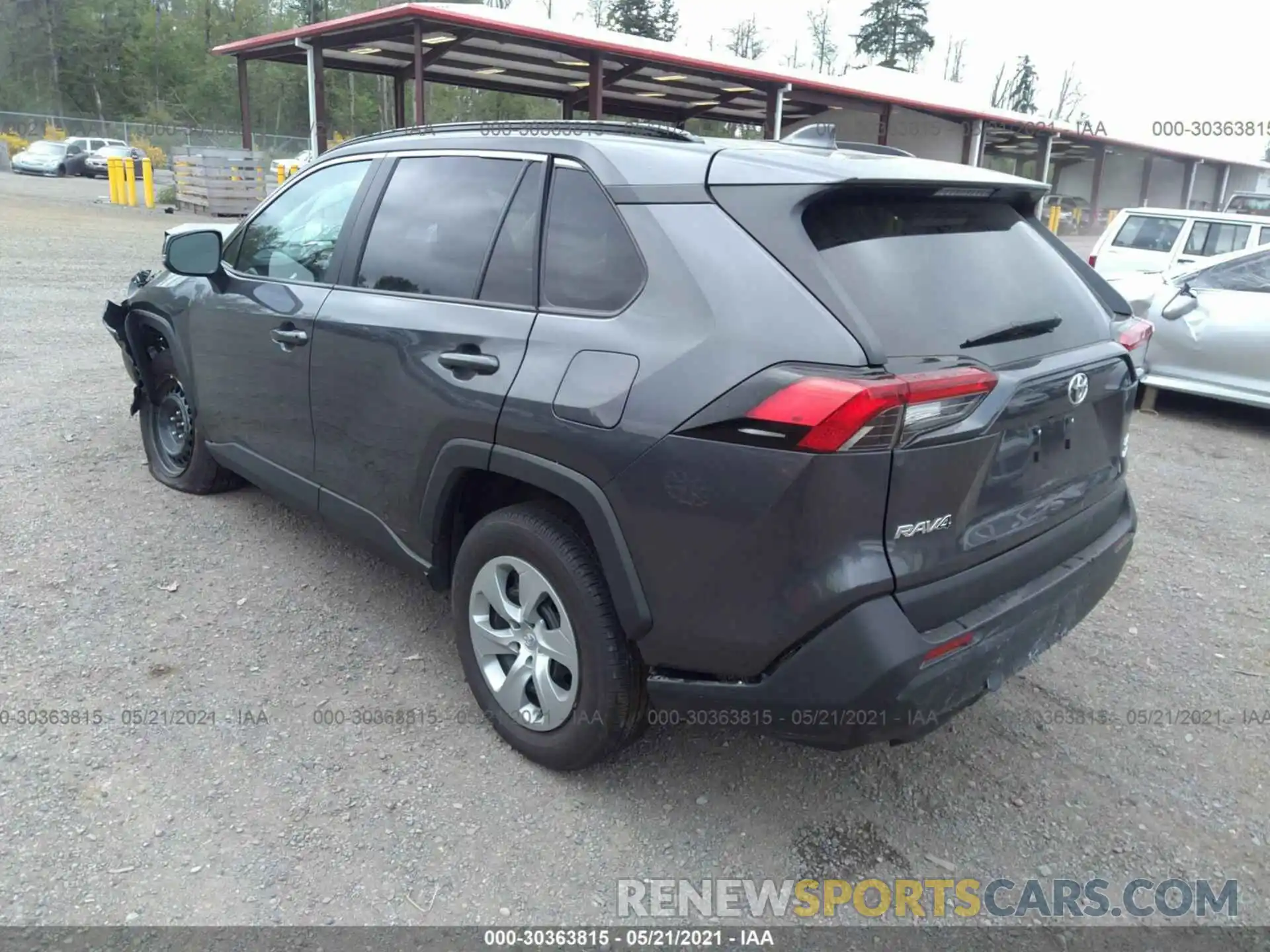 3 Photograph of a damaged car 2T3G1RFV7LC108278 TOYOTA RAV4 2020