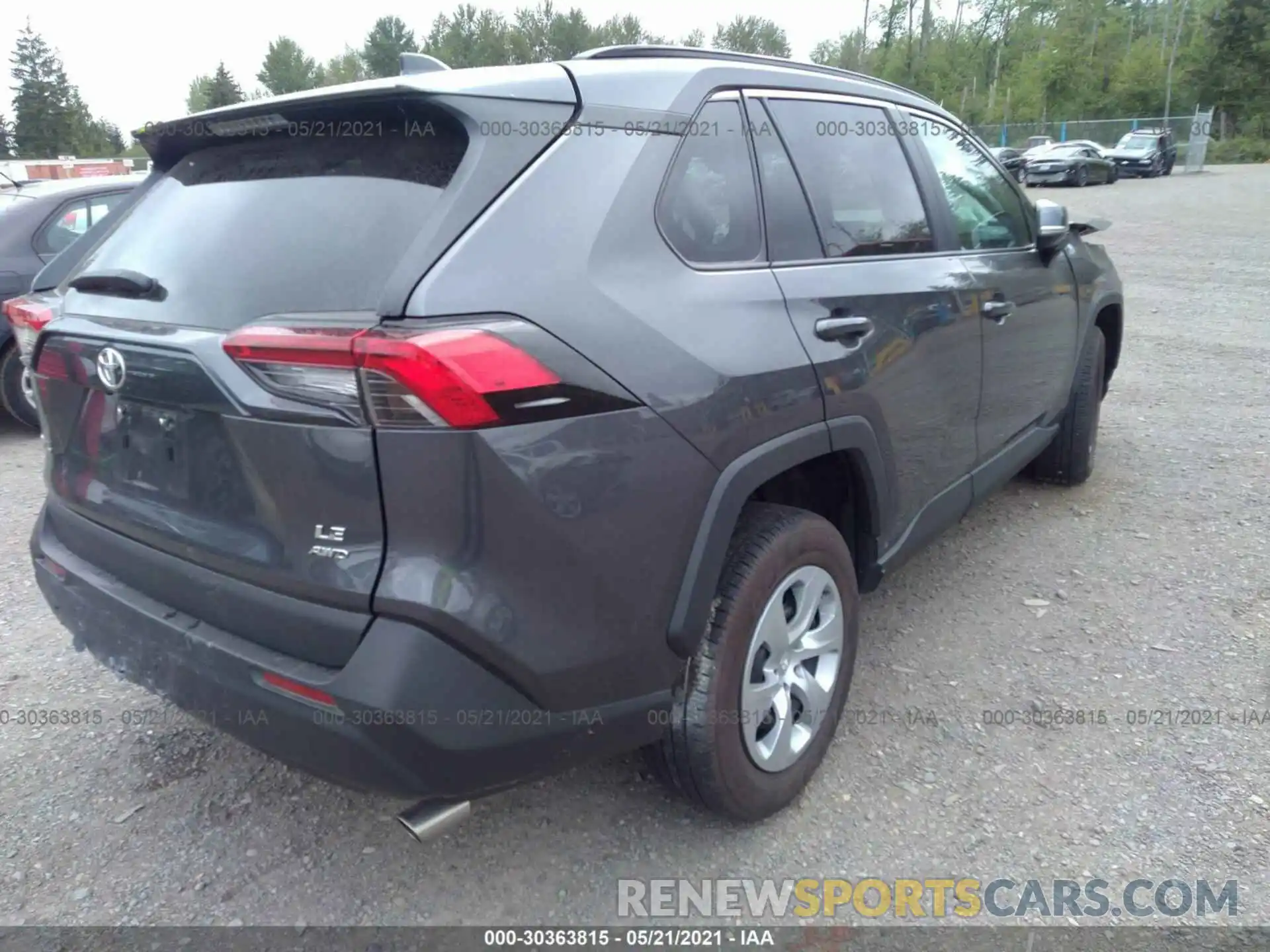 4 Photograph of a damaged car 2T3G1RFV7LC108278 TOYOTA RAV4 2020