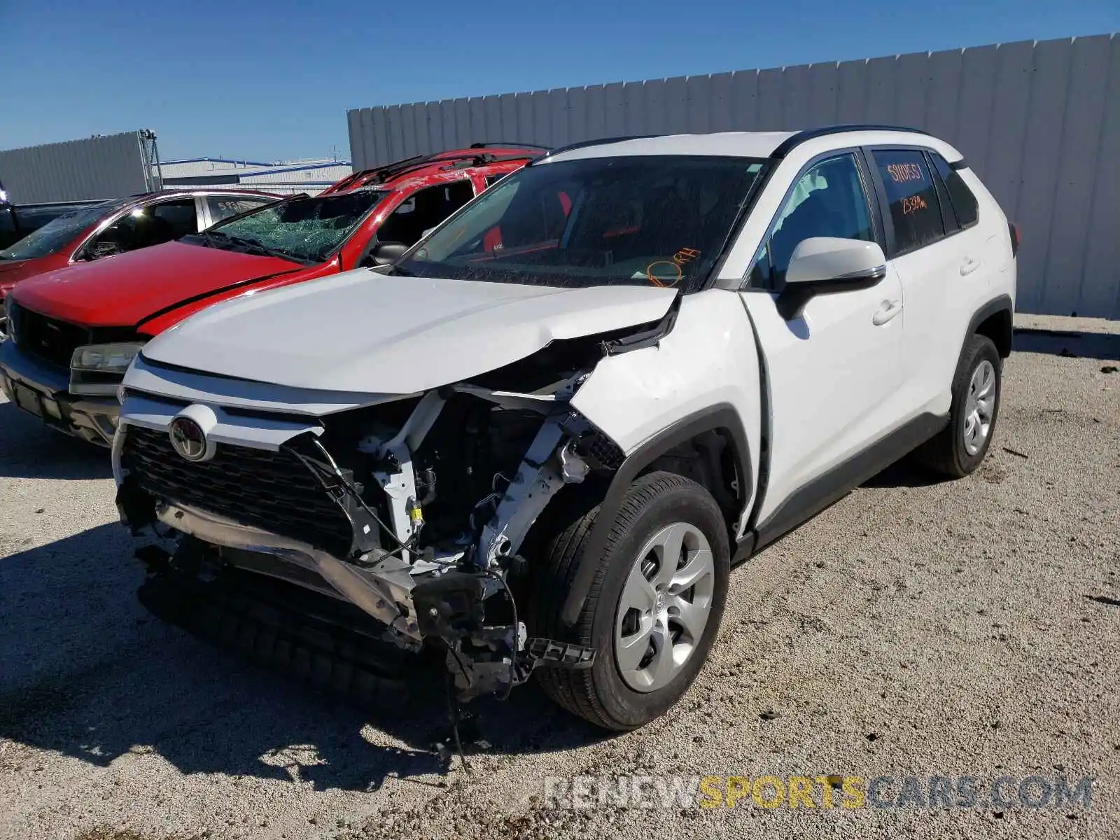 2 Photograph of a damaged car 2T3G1RFV7LC114436 TOYOTA RAV4 2020