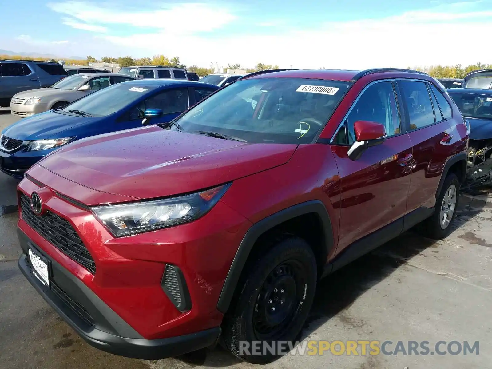 2 Photograph of a damaged car 2T3G1RFV7LC119491 TOYOTA RAV4 2020