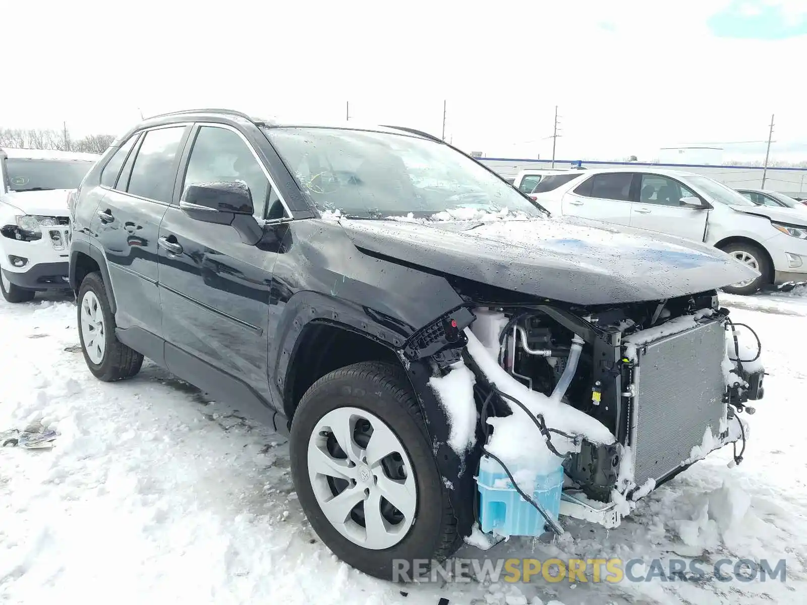 1 Photograph of a damaged car 2T3G1RFV7LC129504 TOYOTA RAV4 2020