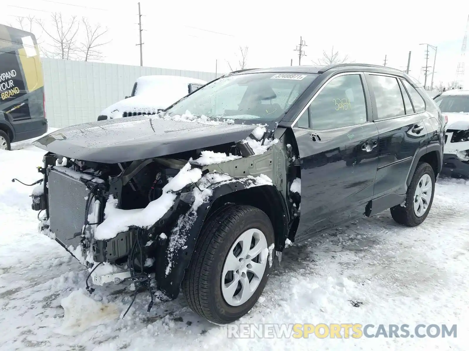 2 Photograph of a damaged car 2T3G1RFV7LC129504 TOYOTA RAV4 2020