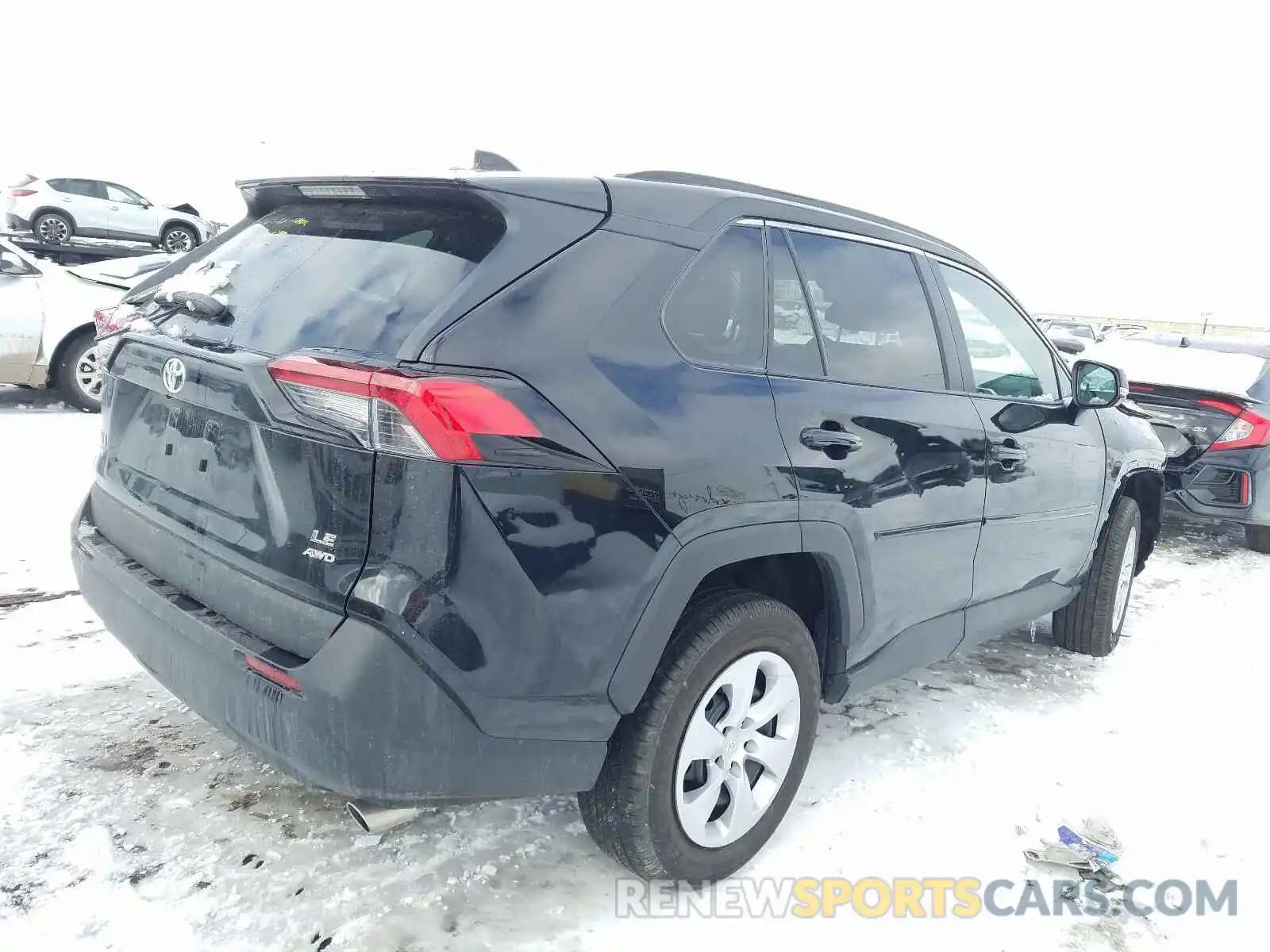 4 Photograph of a damaged car 2T3G1RFV7LC129504 TOYOTA RAV4 2020