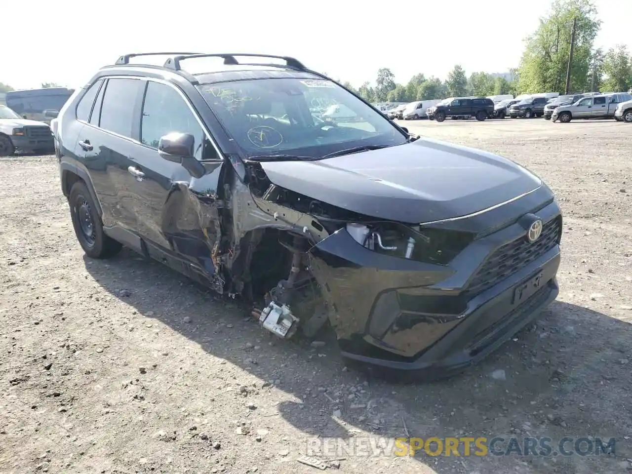 1 Photograph of a damaged car 2T3G1RFV7LC137585 TOYOTA RAV4 2020