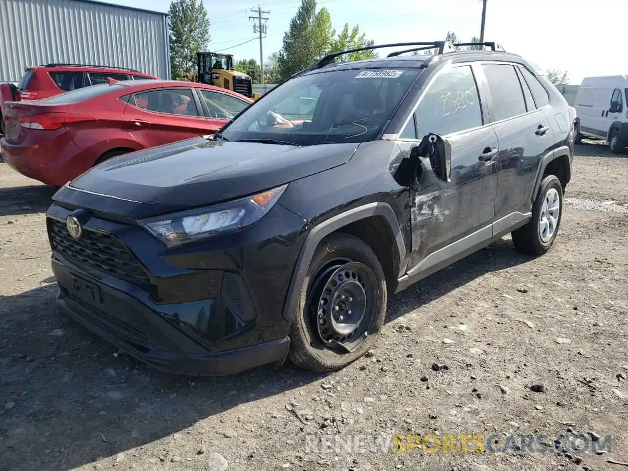 2 Фотография поврежденного автомобиля 2T3G1RFV7LC137585 TOYOTA RAV4 2020