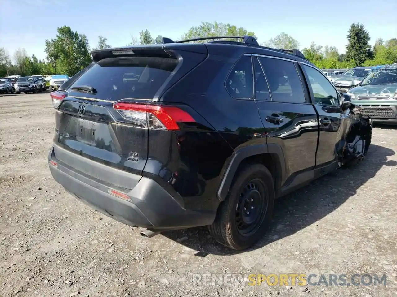 4 Photograph of a damaged car 2T3G1RFV7LC137585 TOYOTA RAV4 2020