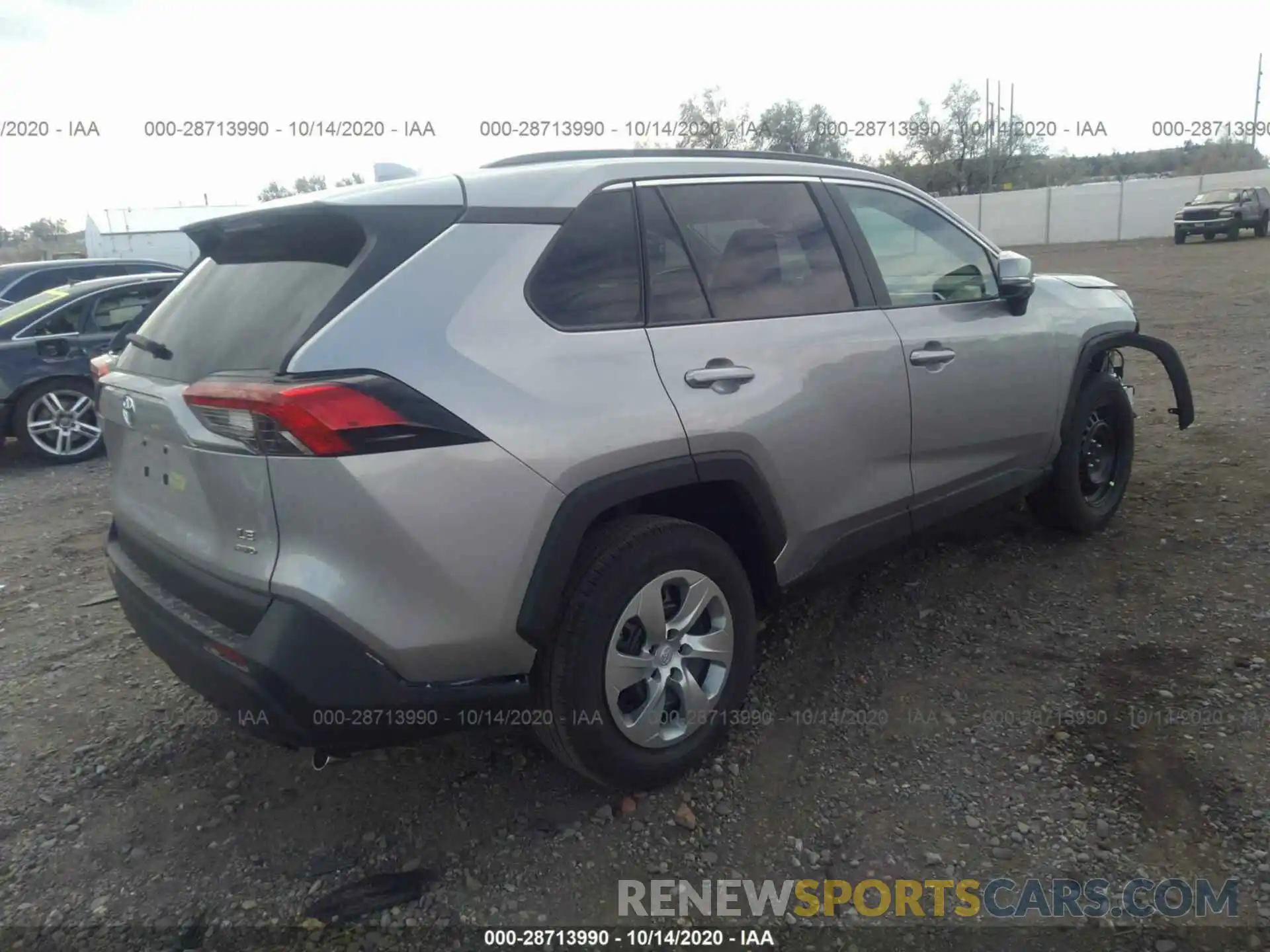 4 Photograph of a damaged car 2T3G1RFV7LC139093 TOYOTA RAV4 2020