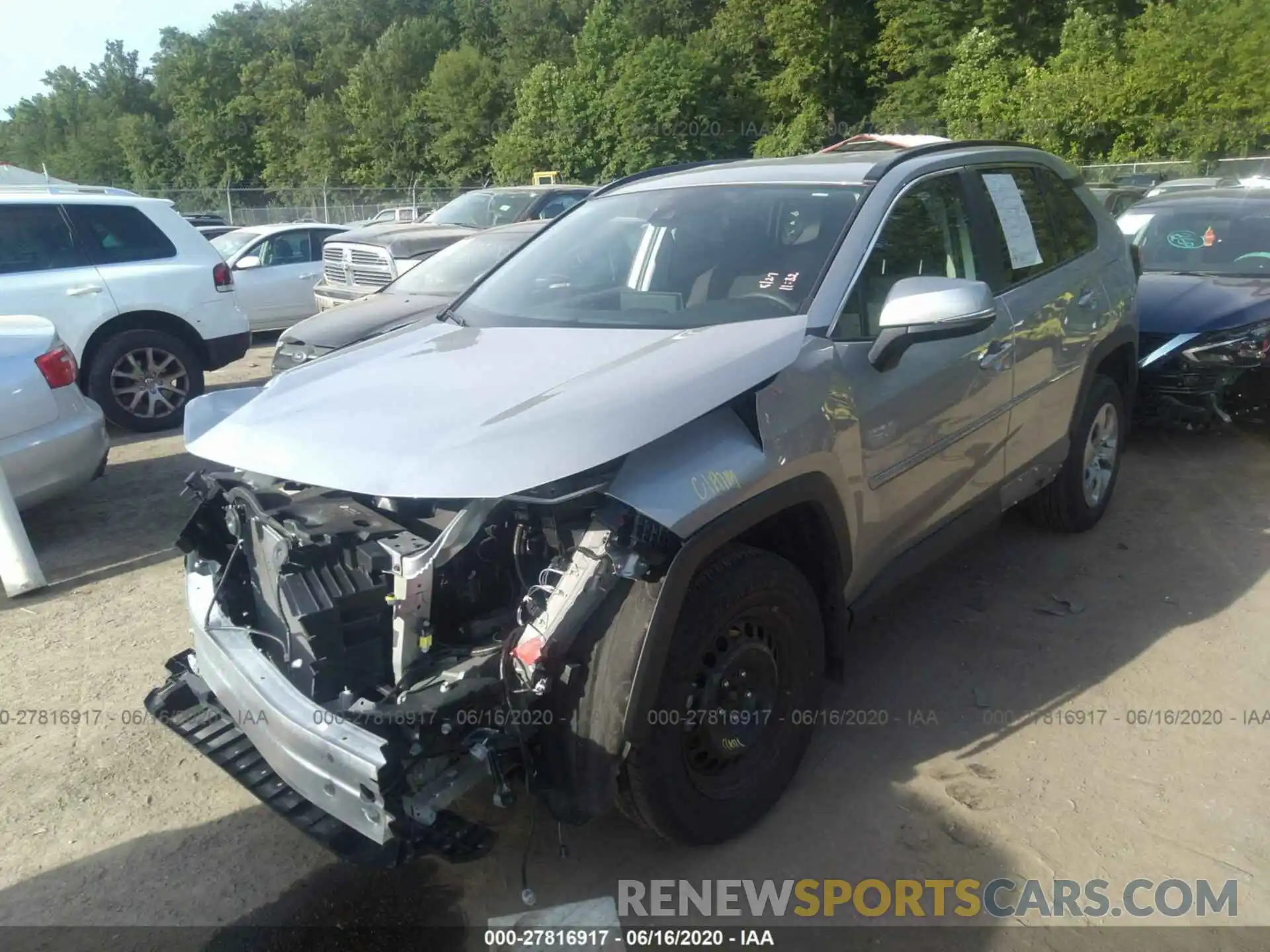 2 Photograph of a damaged car 2T3G1RFV7LW093523 TOYOTA RAV4 2020