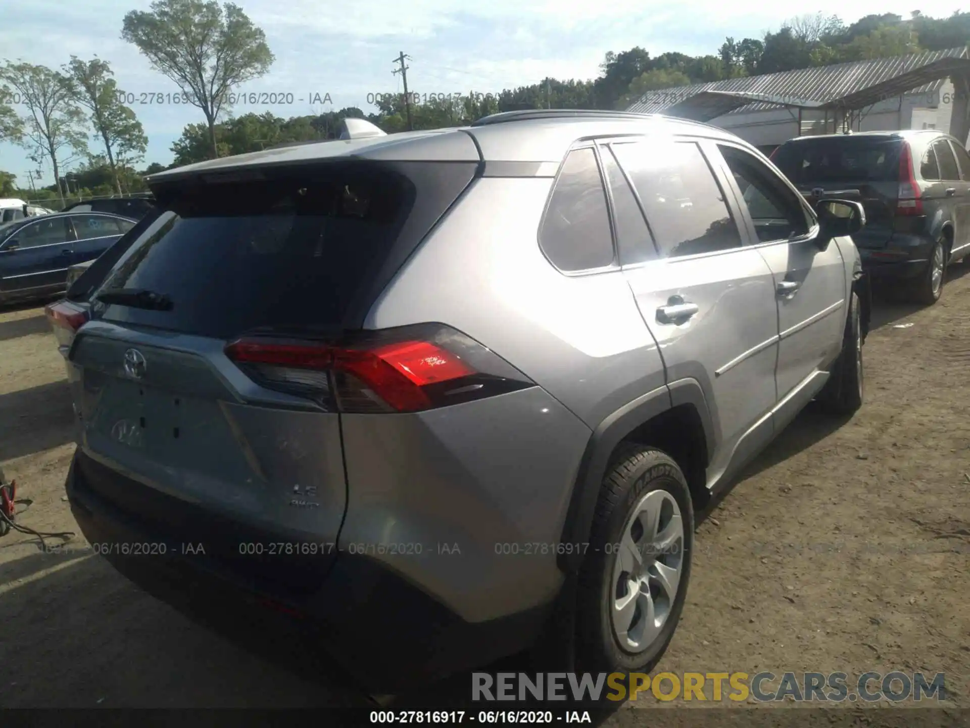 4 Photograph of a damaged car 2T3G1RFV7LW093523 TOYOTA RAV4 2020