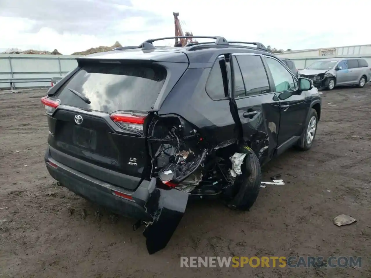 4 Photograph of a damaged car 2T3G1RFV7LW101037 TOYOTA RAV4 2020