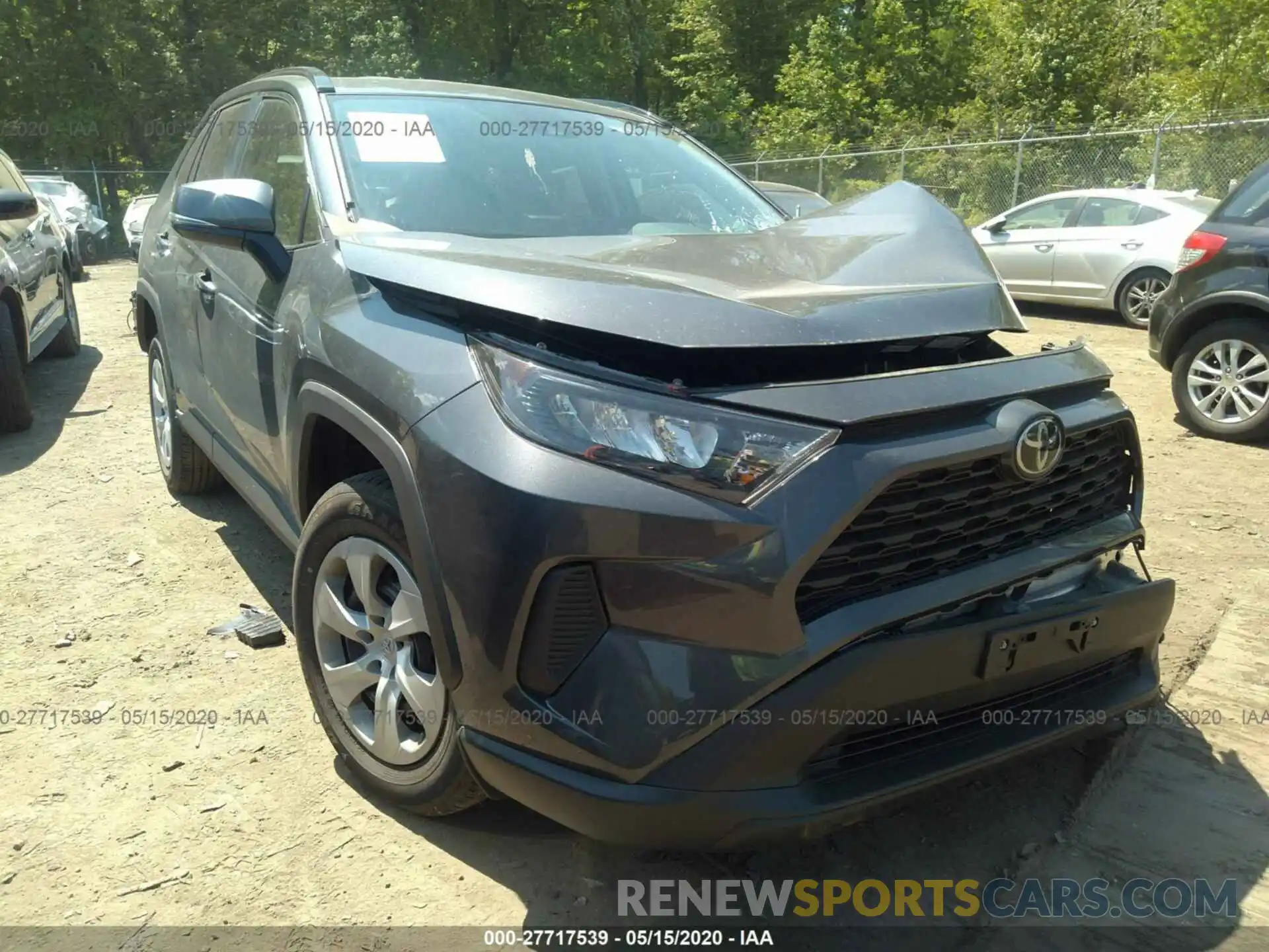 1 Photograph of a damaged car 2T3G1RFV7LW101877 TOYOTA RAV4 2020