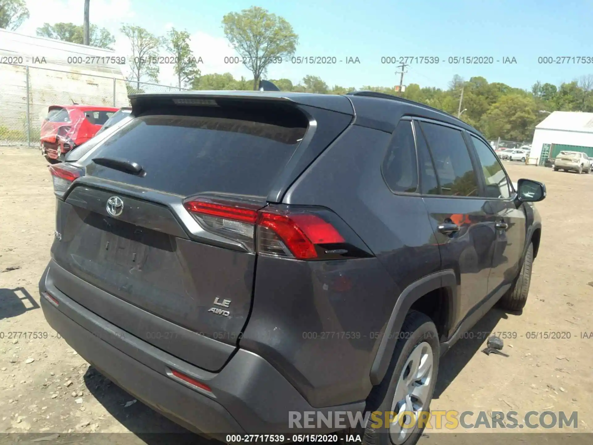 4 Photograph of a damaged car 2T3G1RFV7LW101877 TOYOTA RAV4 2020