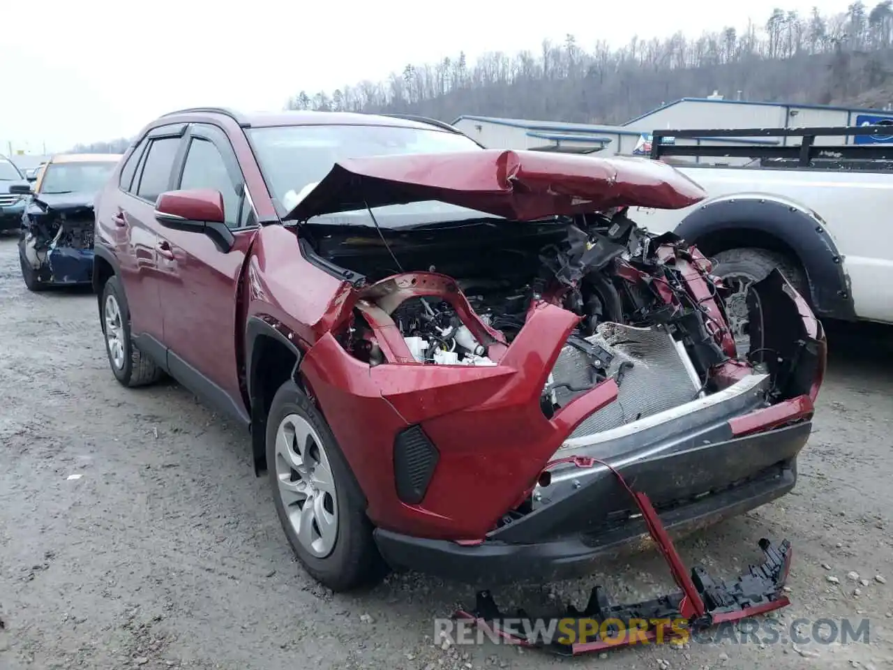 1 Photograph of a damaged car 2T3G1RFV7LW122146 TOYOTA RAV4 2020