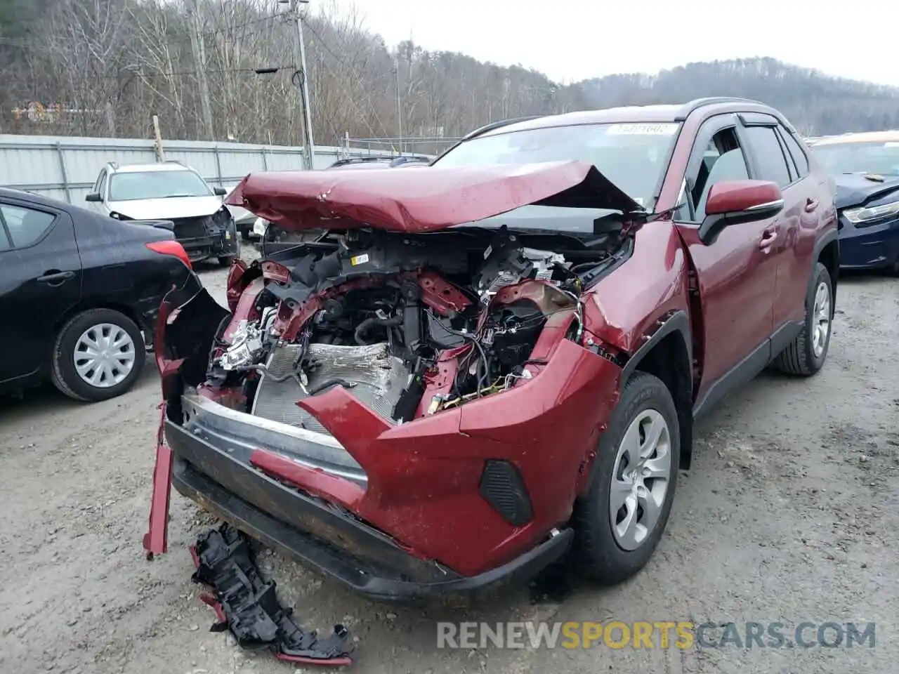 2 Photograph of a damaged car 2T3G1RFV7LW122146 TOYOTA RAV4 2020