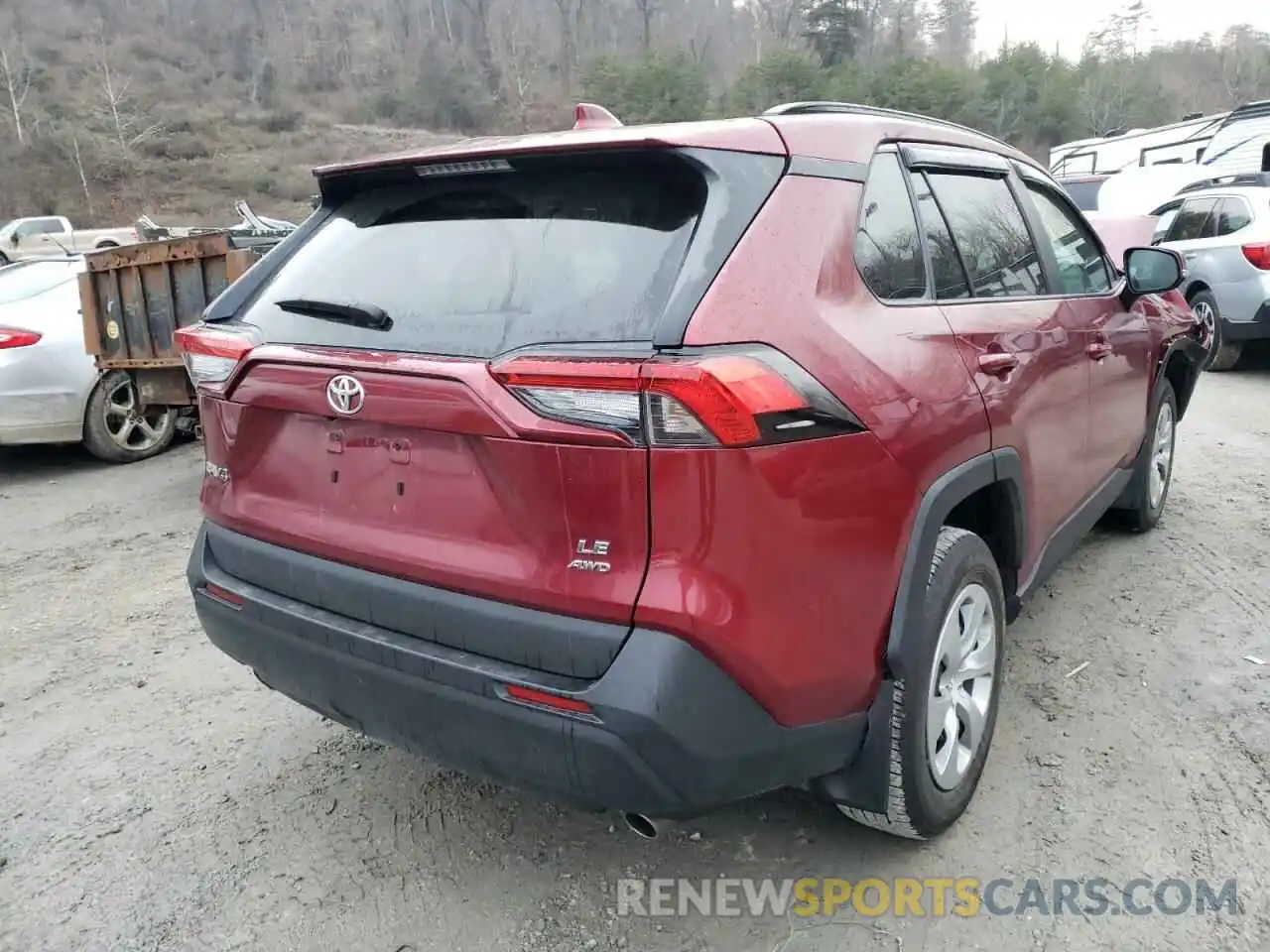 4 Photograph of a damaged car 2T3G1RFV7LW122146 TOYOTA RAV4 2020