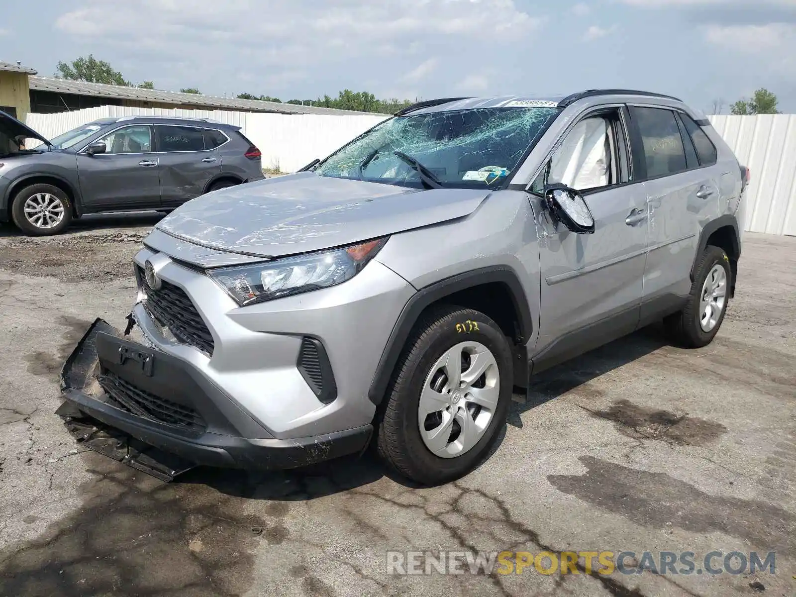 2 Фотография поврежденного автомобиля 2T3G1RFV7LW133597 TOYOTA RAV4 2020