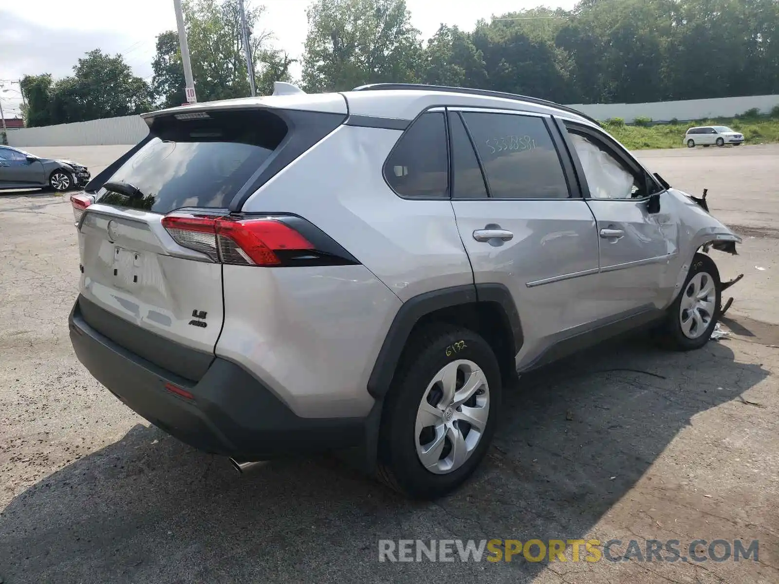 4 Photograph of a damaged car 2T3G1RFV7LW133597 TOYOTA RAV4 2020