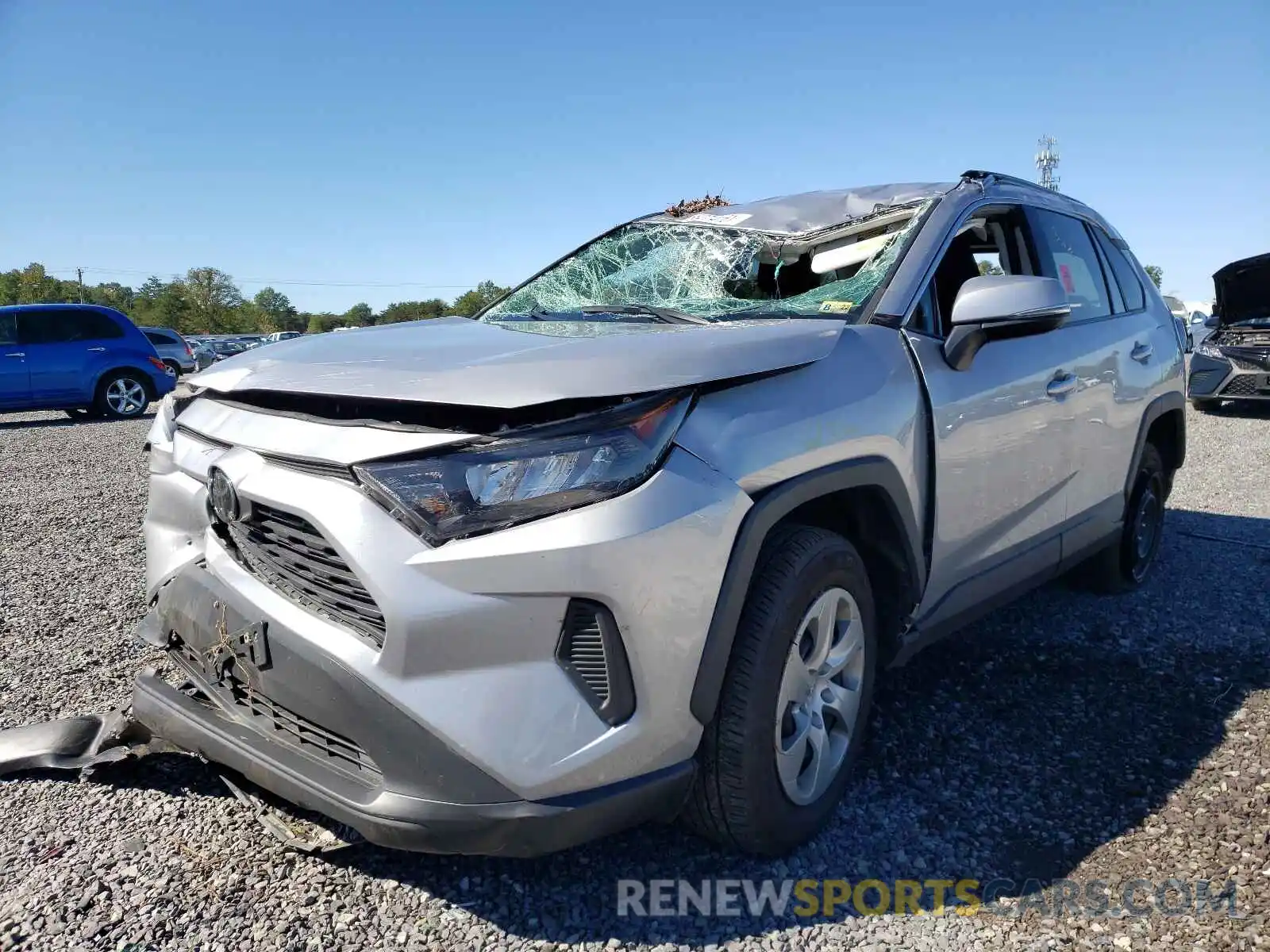 2 Photograph of a damaged car 2T3G1RFV7LW138833 TOYOTA RAV4 2020