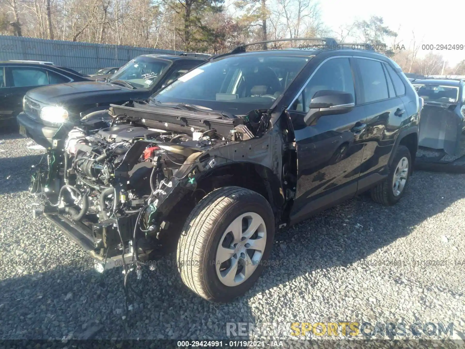 2 Photograph of a damaged car 2T3G1RFV8LC138986 TOYOTA RAV4 2020