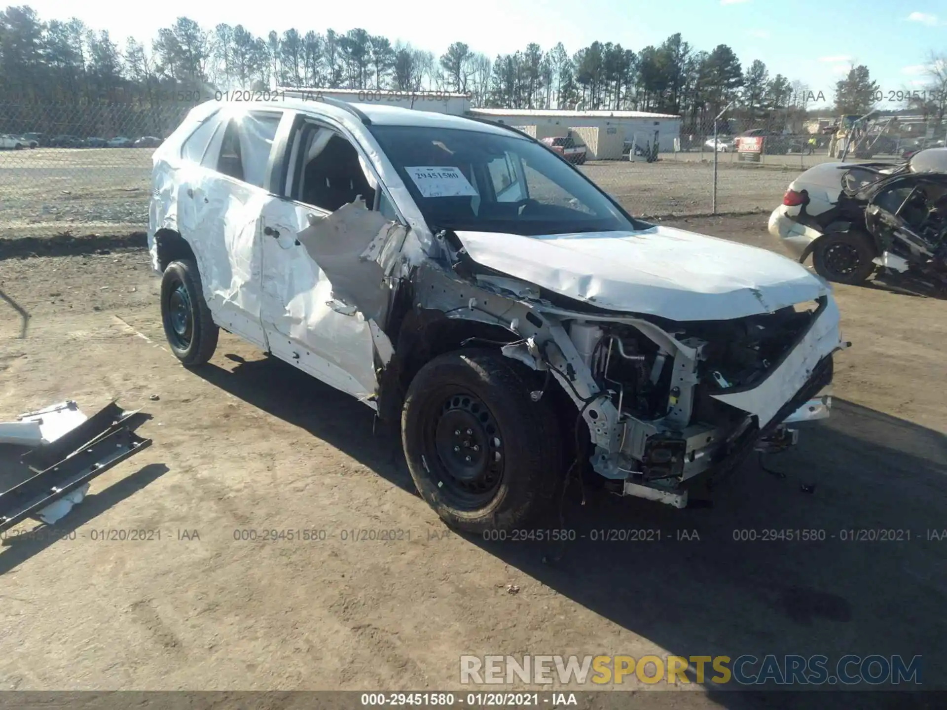 6 Photograph of a damaged car 2T3G1RFV8LW090954 TOYOTA RAV4 2020