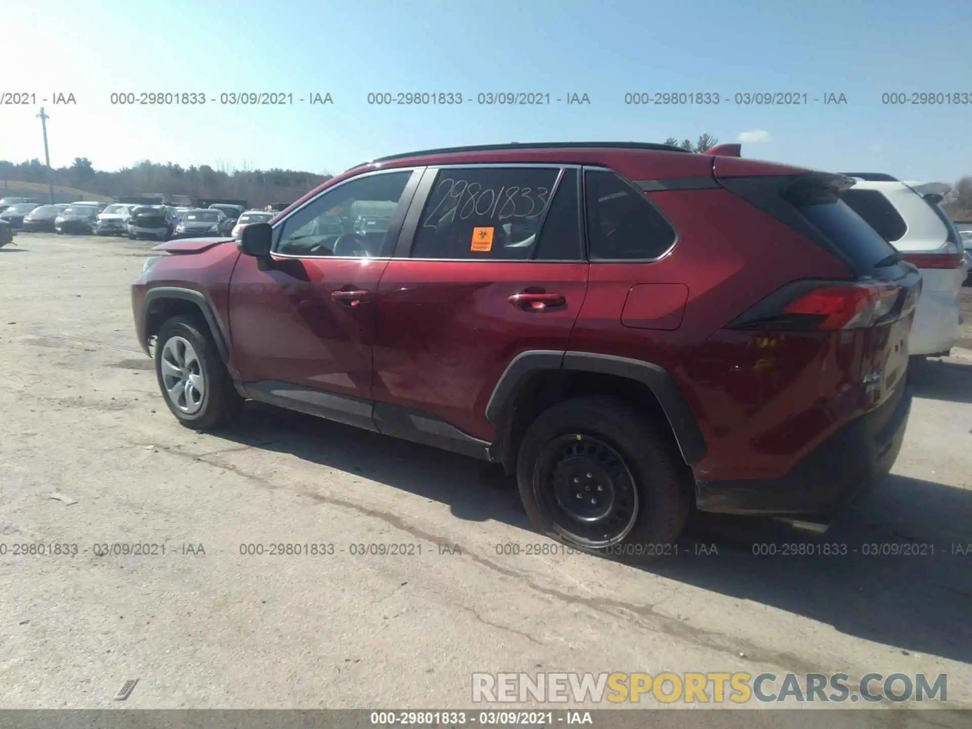 3 Photograph of a damaged car 2T3G1RFV8LW097564 TOYOTA RAV4 2020